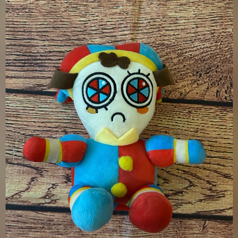 The Amazing Digital Circus Pomni Plush 8"‎ Inch Clown Jester Stuffed Animal